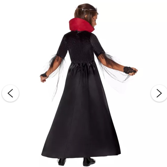 Spirit Halloween Royal Vampiress Dress Costume! Girls Size Medium! EUC! - Picture 11 of 11